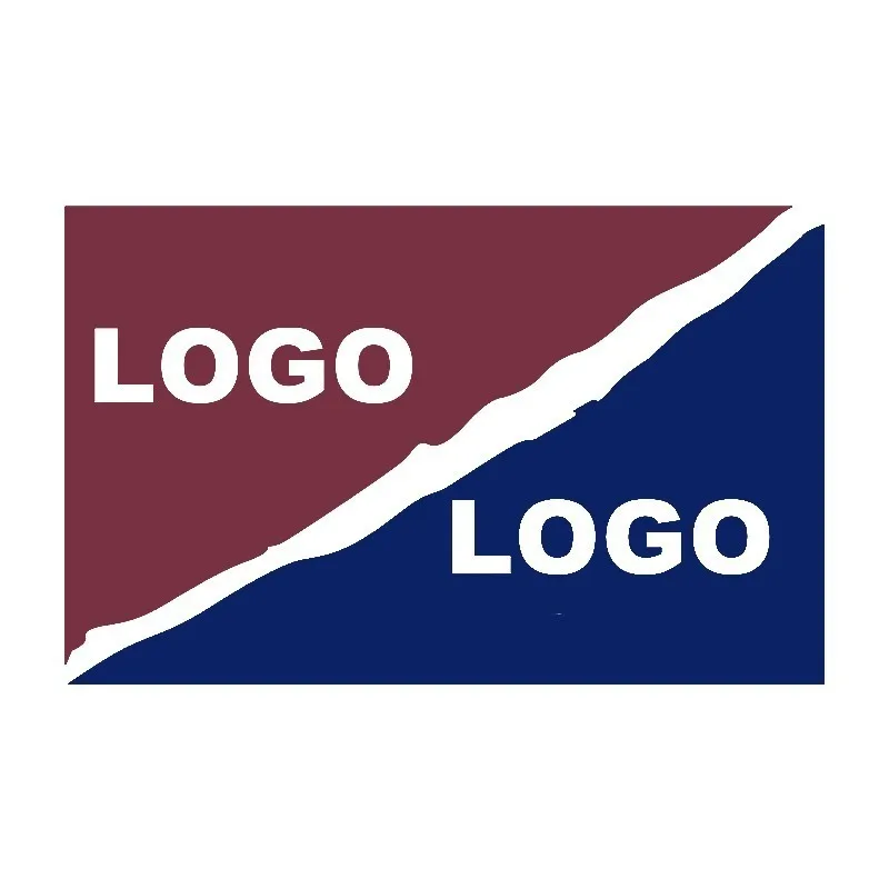 3x5ft Logo Banner House And Divided Custom Flag And Banner Duel