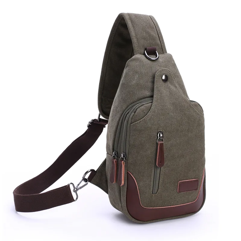 

Professional Manufacturer Production Supply New Style Fashion Men's Shoulder Bag High Quality Washing Water Canvas Bag Crossbody