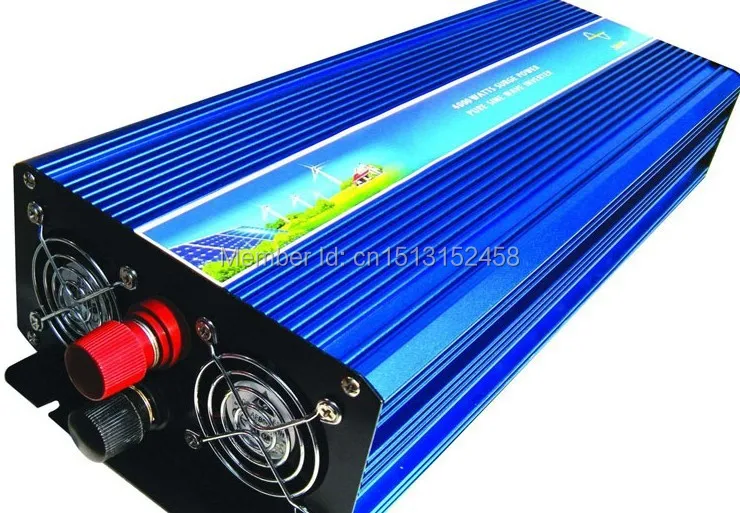 Цифровой дисплей инвертор dc12v/24 v постоянного тока до ac220v чистый синус 3000 w 6000 ватт
