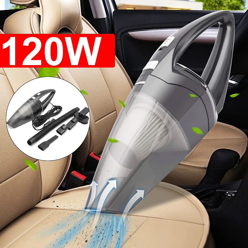 

2016 New arrival durable quality hot selling ABS 120 w high power car with dry wet amphibious cleaner hose
