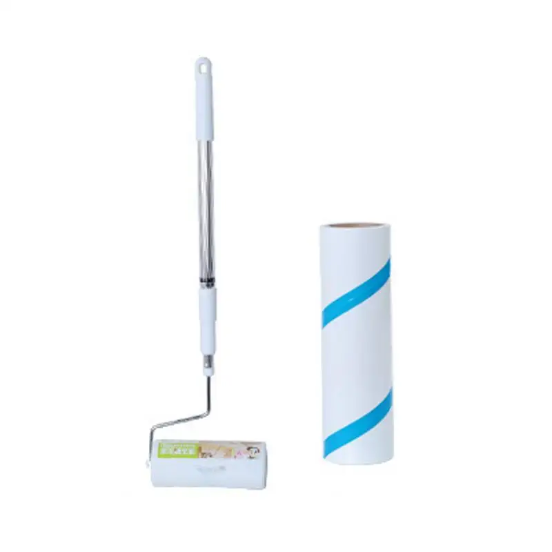 

Lengthened Tear-off Lint Roller Dust Hair Roller Carpet Cleanable Retractable Dust-sticking Tool Mop Type Hair Removing Rolling
