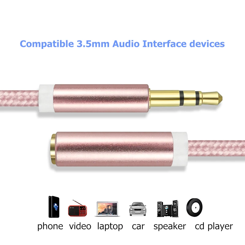 Trumsoon 5pcs/lot 3.5mm Male to Female Extension Cable Audio AUX Cord Line for PC MP3 Speaker Phone Car Earphone Trumsoon 5pcs/lot 3.5mm Male to Female Extension Cable Audio AUX Cord Line for PC MP3 Speaker Phone Car Earphone