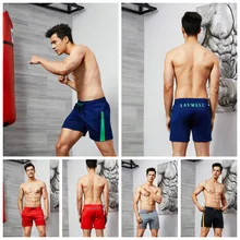 Быстросохнущая для мужчин's спортивные шорты летние пляжные сёрфинг мужские спортивные шорты бег тренажерный зал Гибридный дома Короткие