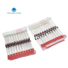 Завеса 140 шт. 14values* 10 шт. = 140 шт. 1 Вт туннельный Диод комплект DO-41 3,3 V-30 V набор компонентов «сделай сам»