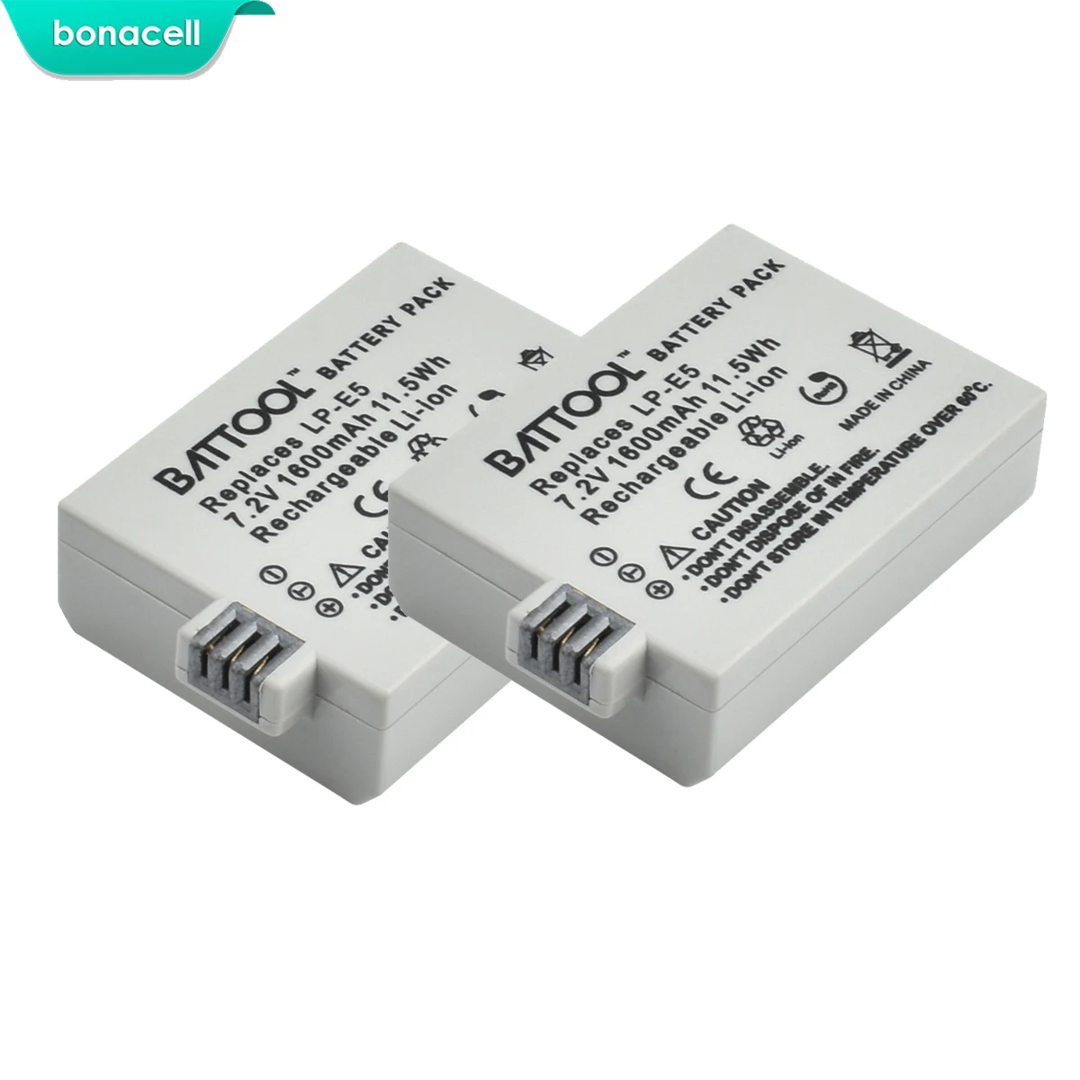 Bonacell 7 2 V 1600 мА/ч LP-E5 LPE5 LP E5 Камера Батарея для цифровой однообъективной зеркальной