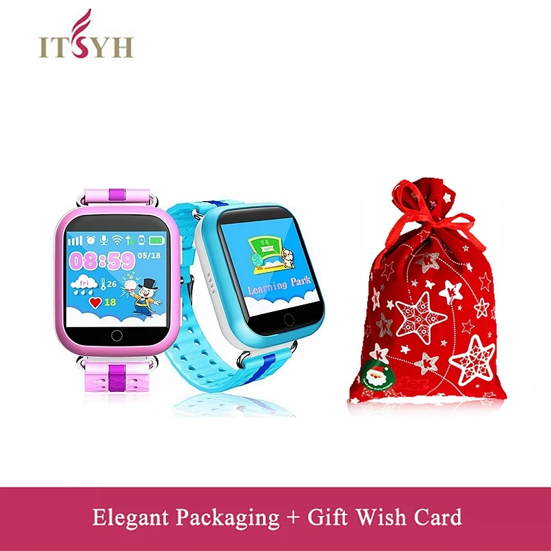 

ITSYH Smart watch Kids Baby Monitor Smart Watch Phone GPS+WiFi+SOS Call Locator Tracker Anti lost Support SIM Card for Children