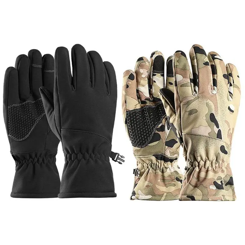 

2pcs Warm Snowboard Gloves Snowmobile Motorcycle Riding Touch Screen Windproof Waterproof Unisex Snow Gloves