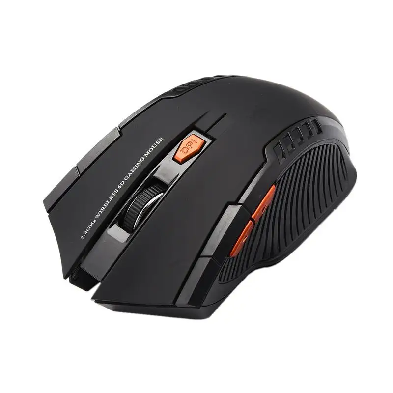 

2.4GHz Optical Computer Office Gaming Mouse USB 2.0 Wireless Game Mause with USB Receiver For PC Laptops 1200DPI 6 Keys Mouse