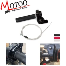 22 мм CNC алюминиевый дроссель ручка Быстрый Twister с дроссельной заслонки для CRF50 70 110 125 250 Байк мотоцикл