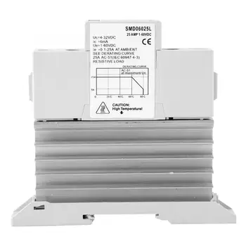 

SMD06025L DC Control DC Single Phase DIN Rail Solid State Relay Module & Board