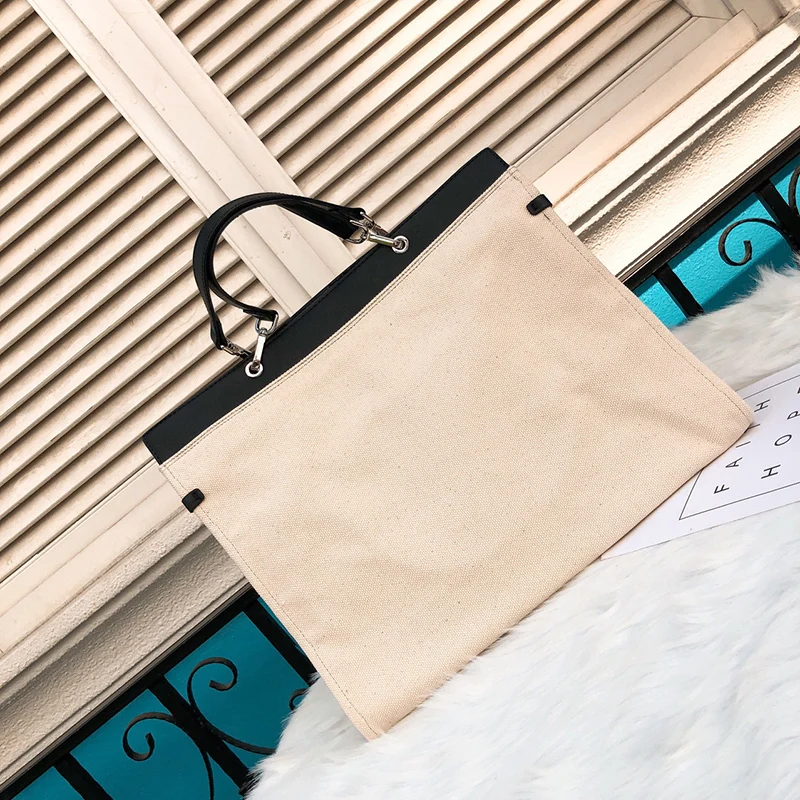 

[Super Seabob] 2019 Spring Summer Woman New Hit Color Single Strap Spliced Leather High Capacity Shoulder Bag All Match LM245