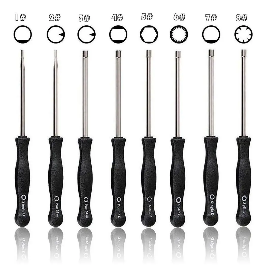 

Sailnovo 8 Pcs/Set Carburetor Screwdriver Set Adjustment Tool Single D Double D Hexagon Hex Socket Kit Set Fit for 2Cycle Carb