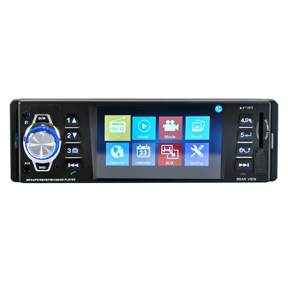 

4016C 4.1'' TFT HD Digital Stereo Viehcle FM Radios MP3 MP5 Player Video SD FM/USB for Car Auto Audio with Wheel Control 2019