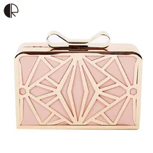 Новые модные женские сумки металлические Лоскутные блестящие сумки на плечо женские розовые клатчи на день свадьбы Вечерние сумки мини сумка