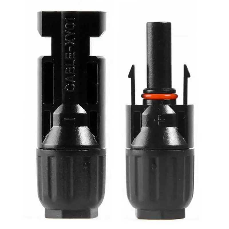 

10pcs MC4 Solar Panel Plugs Male Female 6mm Solar Battery Panel Connectors For Solar panel connection With The Power Of 5W