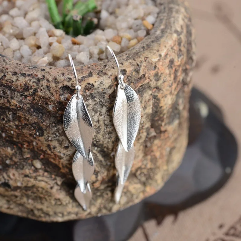 

Earings Fashion Jewelry Star Brinco Emperor Jewelry Line S925 Style Bamboo Eardrop Female Modelling Delicate And Simple Design