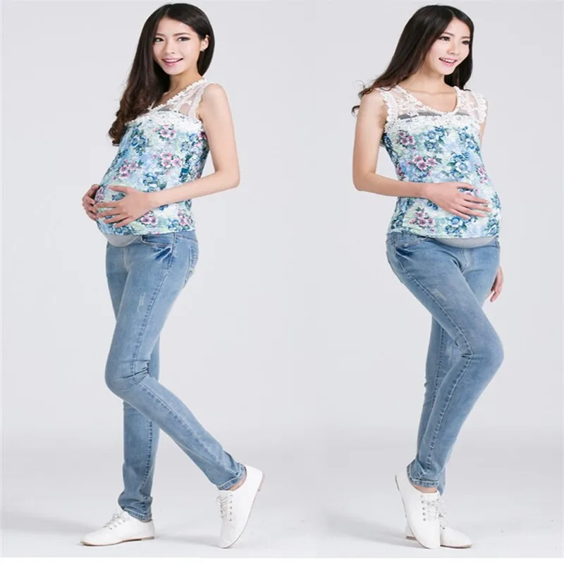 M-3XL джинсы с эластичной резинкой на талии для беременных; брюки для беременных; Одежда для беременных женщин; леггинсы; сезон весна; Новинка года