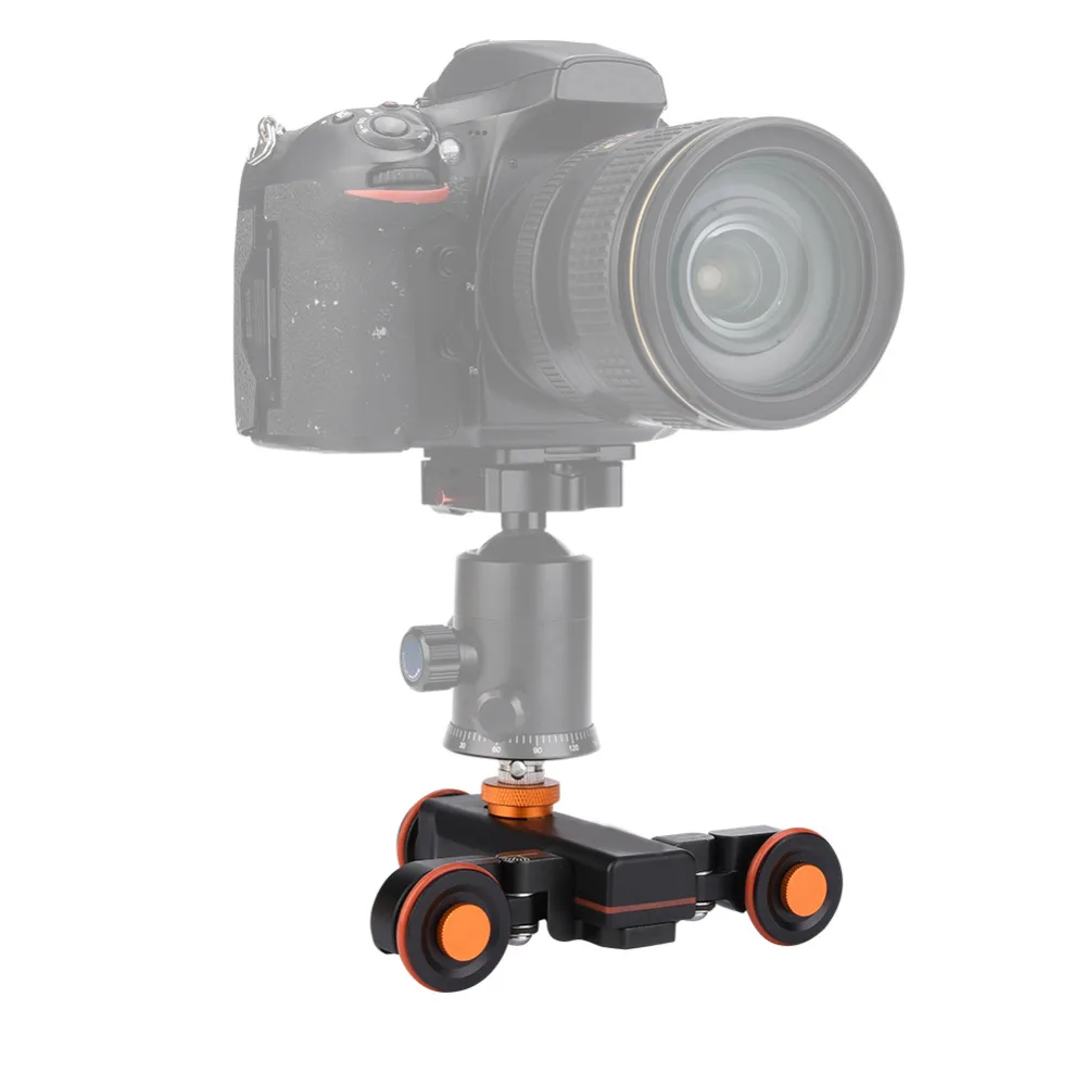 YELANGU L4X мини моторизованный слайдер электрический трек камера слайдер мотор тележка автомобиль для dslr камера видеокамера DV видео 2019New