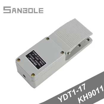 

Foot Switch YDT1 -17 Pedal Type Aluminum Shell Silver Contact Point Electrical Push button Industrial tool