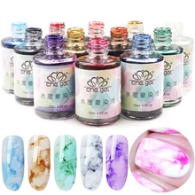 Распродажа 15 мл популярный лак для ногтей акварельные чернила водное окрашивание мраморный узор красочные ногти гель для ногтей