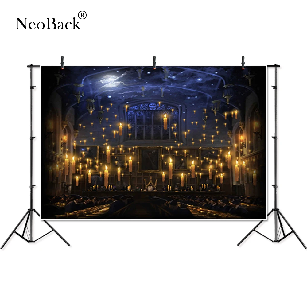 

Thin Vinyl Hogwarts Candles Lunch Hall magic baby children Photography Backgrounds indoor professional studio Photo Backdrops