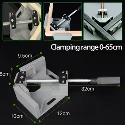 Прямоугольный зажим одной ручкой Алюминиевый Сплав Прямоугольный зажим фоторамка угол плоскогубцы