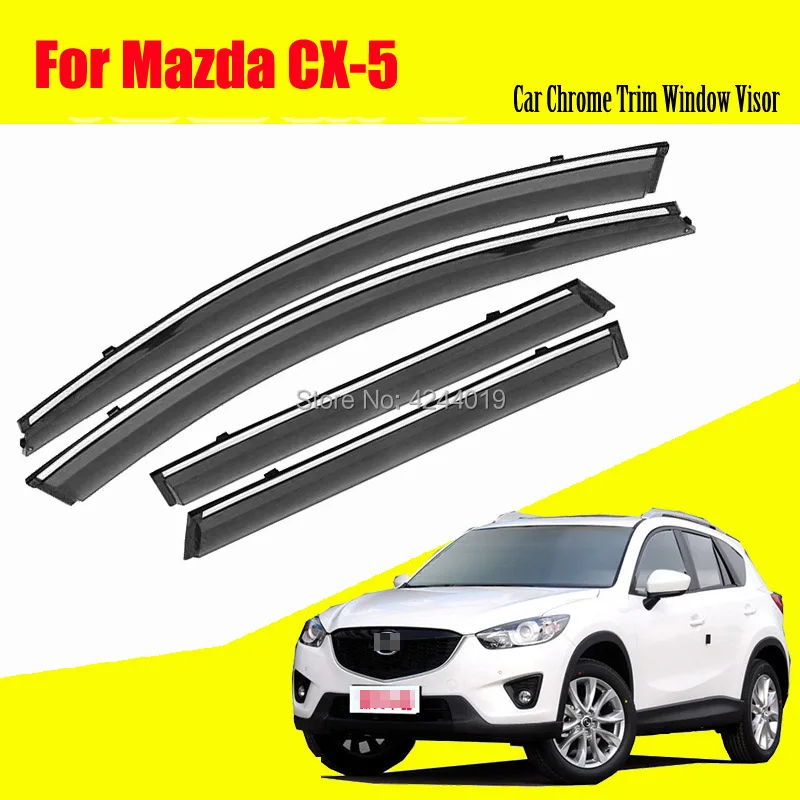 

Car Sun Visor Window Visor Rain Shade for Car Window Plastic Visor Accessories For Mazda CX-5 2012-2017