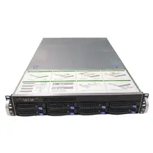 2U монтируемый в стойку корпус с горячей заменой 19 дюймов Чехол для сервера хранения S265-8 8 отсеков для дисков 6GB SATA плата 600W источник питания