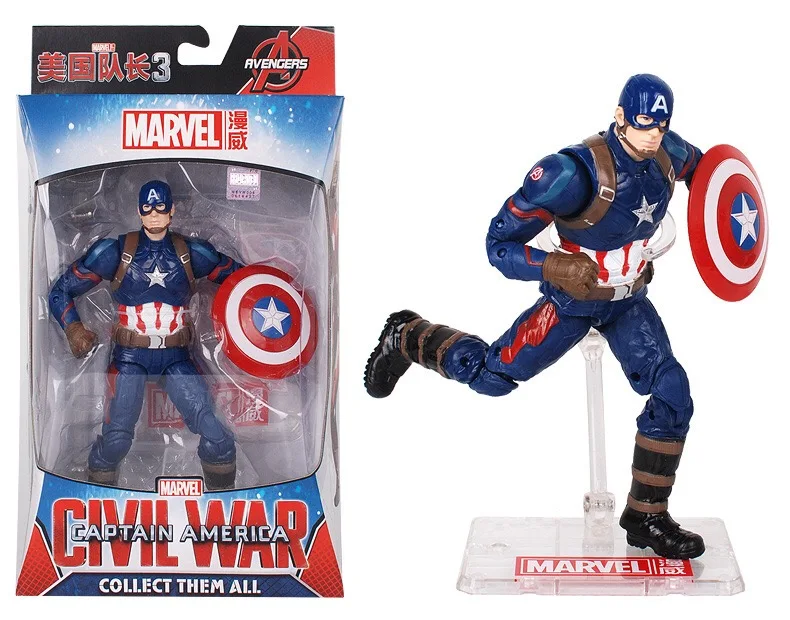 

Original Marvel Avengers endgame Action Figure Captain America 3 Civil War Captain America Figurine PVC Collectible Model Toy