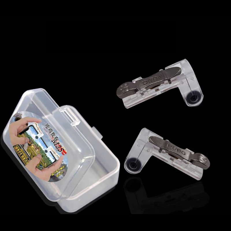 

PUBG Phone Gamepad Metal Trigger Fire Button Aim Key Smart phone Mobile Games L1R1 Shooter Controller PUBG for Iphone Xiaomi
