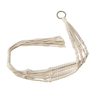 

Small Macrame Plant Hangers Hanging Planter 30 Inch(Fit Small Pot Up To 6 Inch)Indoor Wall Window Container Holder Basket Home