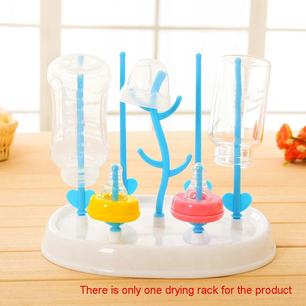 

Useful Baby Bottle Dryer Rack simple tree shape Cleaning Drying Rack Shelf Kitchen Feeding Holder Tools