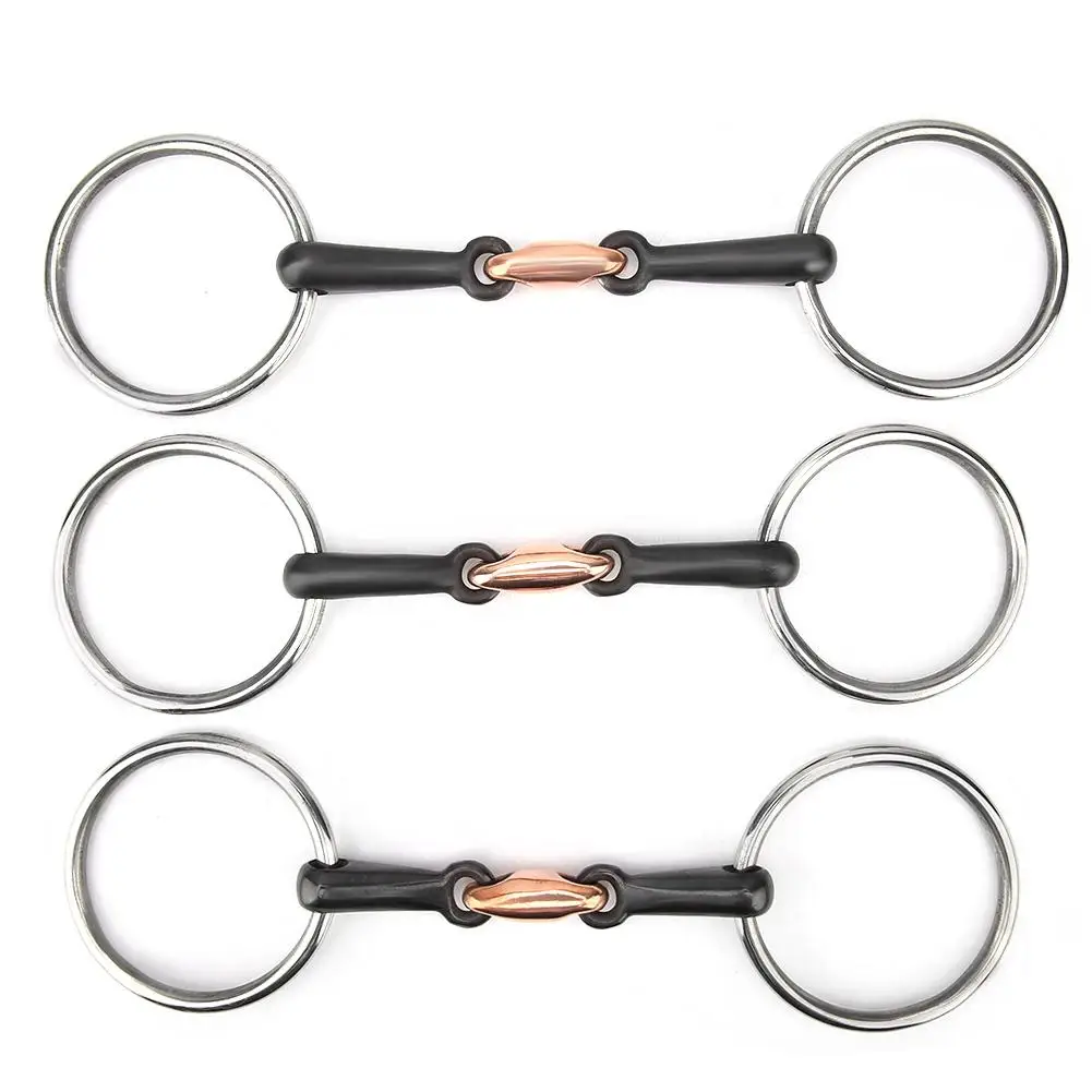 

Equestrian Stainless Steel Thickeness Bit Loose Mouth Bit Roller for Horse ranch