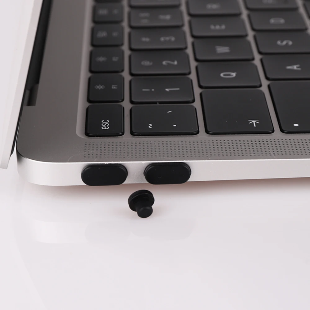 Silicone Anti-Spinotti E Jack Antipolvere Porte S Della Copertura Di Caso Per Nuovo Macbook 2018 Air 13 Pollici A1932 Del Computer Portatile Del Silic