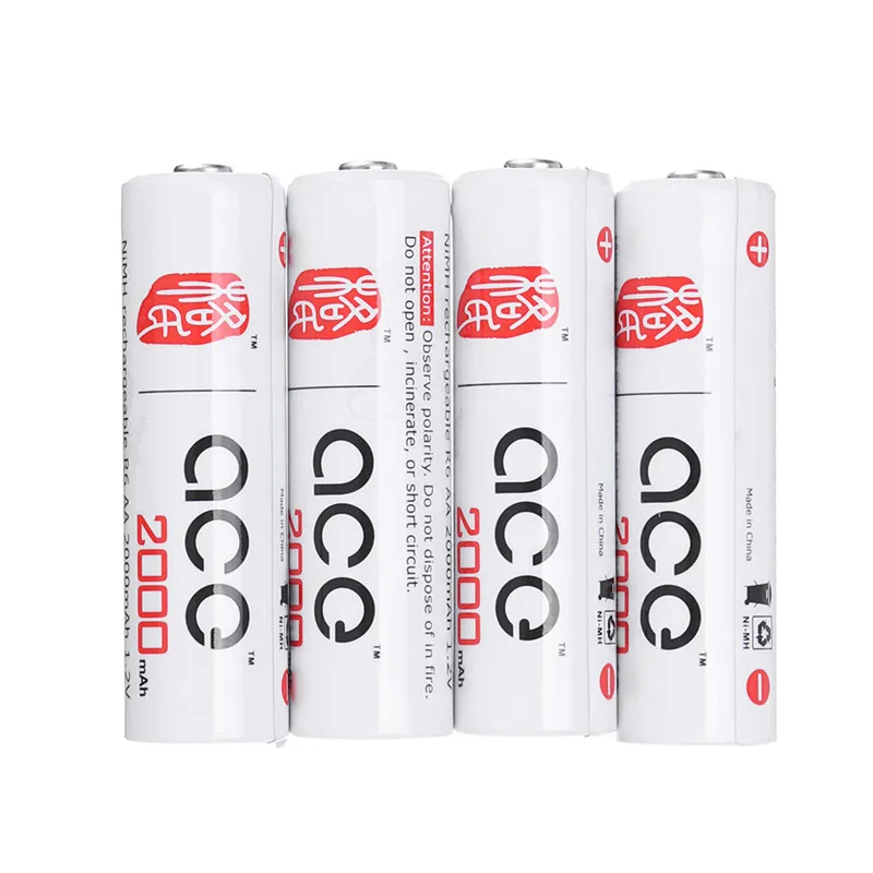 

4Pcs ACE TATTU 1.2V 2000mAh NiMH AA Battery for RC Models Toys Spare Parts DIY Accessories