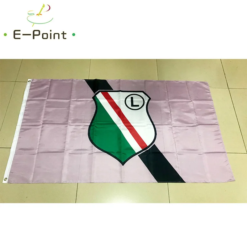 Польша Legia Warsaw 3ft* 5ft(90*150 см) размер рождественские украшения для домашнего флага баннер подарки