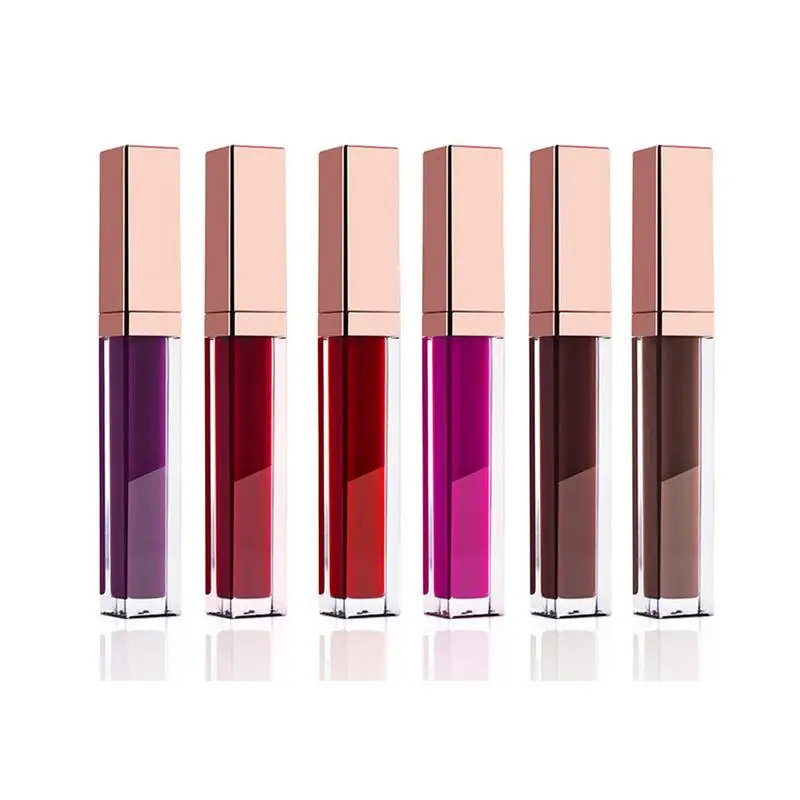 

Gold Tube Matte Lip Glaze Highly Colored Liquid Long Lasting Non-fading Non-stick Cup Multi-functional Beauty Tools