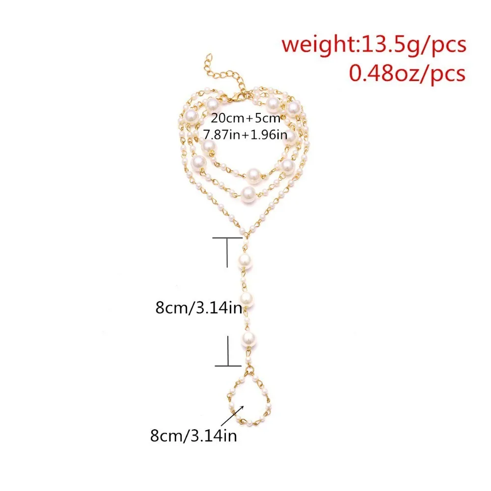 JOUVAL, новинка, элегантные женские ножные браслеты, летние, песчаные, пляжные, имитация жемчуга, три слоя, многослойные, Boho, женские, для ног, ювелирное изделие, аксессуары