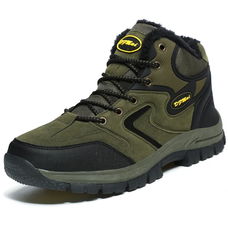 

Men Hiking Shoes Waterproof Leather Shoes Climbing & Fishing Shoes Outdoor Shoes