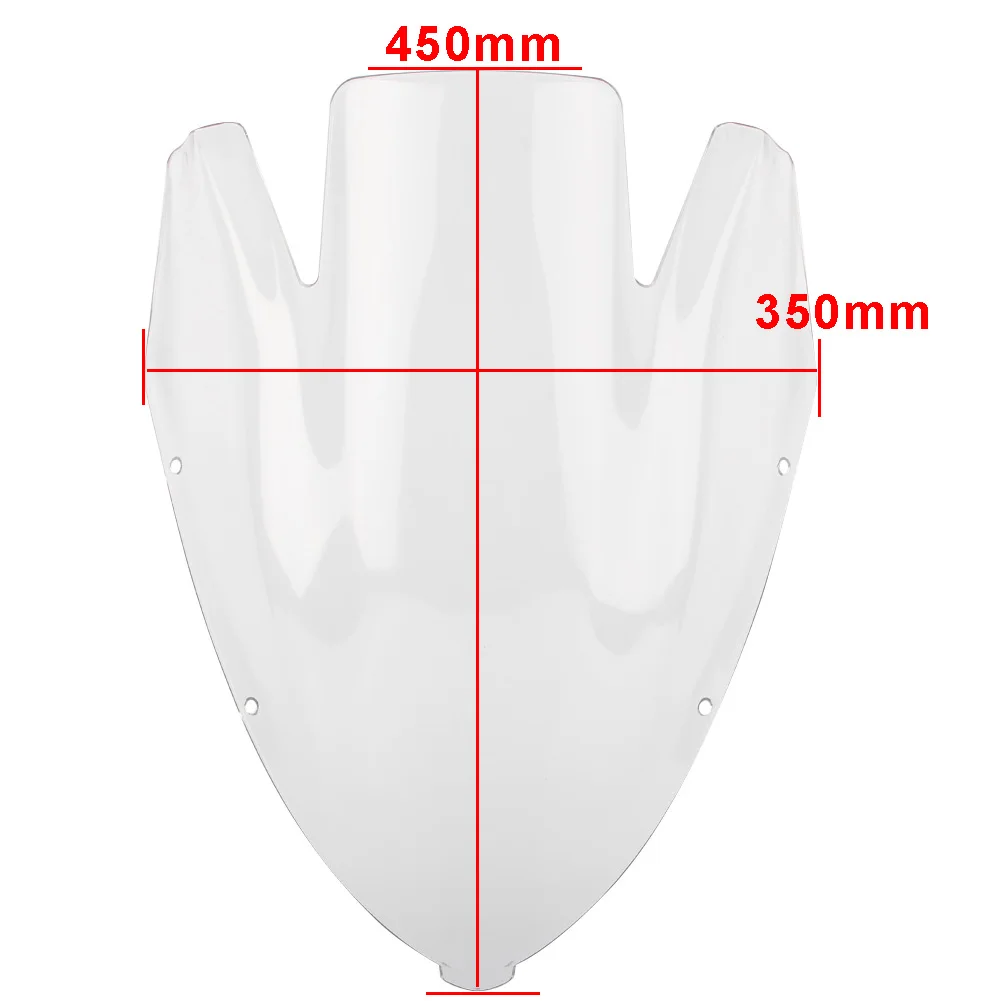 Ветровое стекло мотоцикла ER 6F 2008 для Kawasaki Ninja 650R ER6F EХ 6 2006 2007 с двойным пузырьком| |