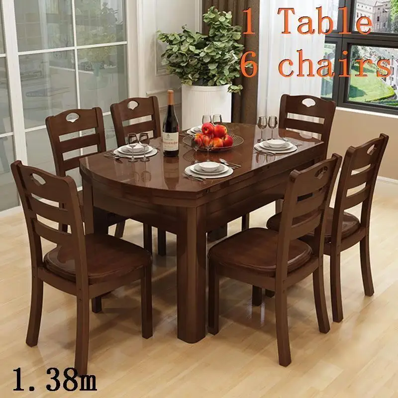 Redonda Langer A Manger Moderne Room Eettafel Tavolo Set Juego De Vintage Wooden Mesa Comedor Bureau Desk Tablo Dining Table