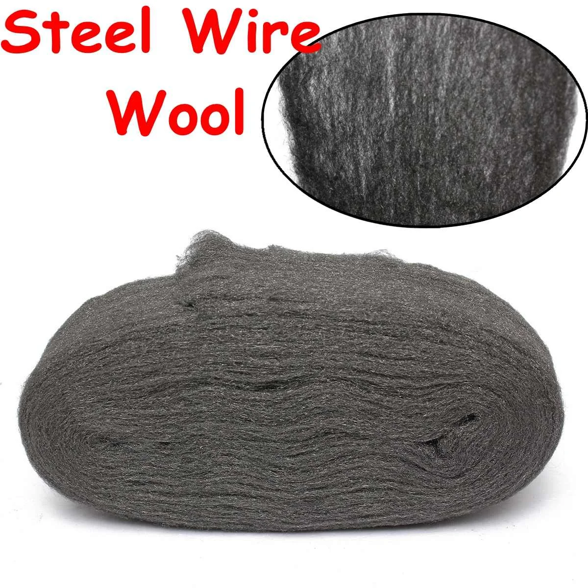 

3.3 m New Steel Wire Wool Grade 0000 For Polishing Cleaning Removing Remover Non Crumble