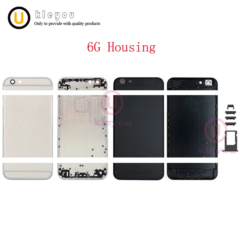 10pcs/lot For IPhone 6 6G Middle Frame Bezel Chassis Back Full Housing Battery Door Rear Cover Body | Мобильные телефоны и
