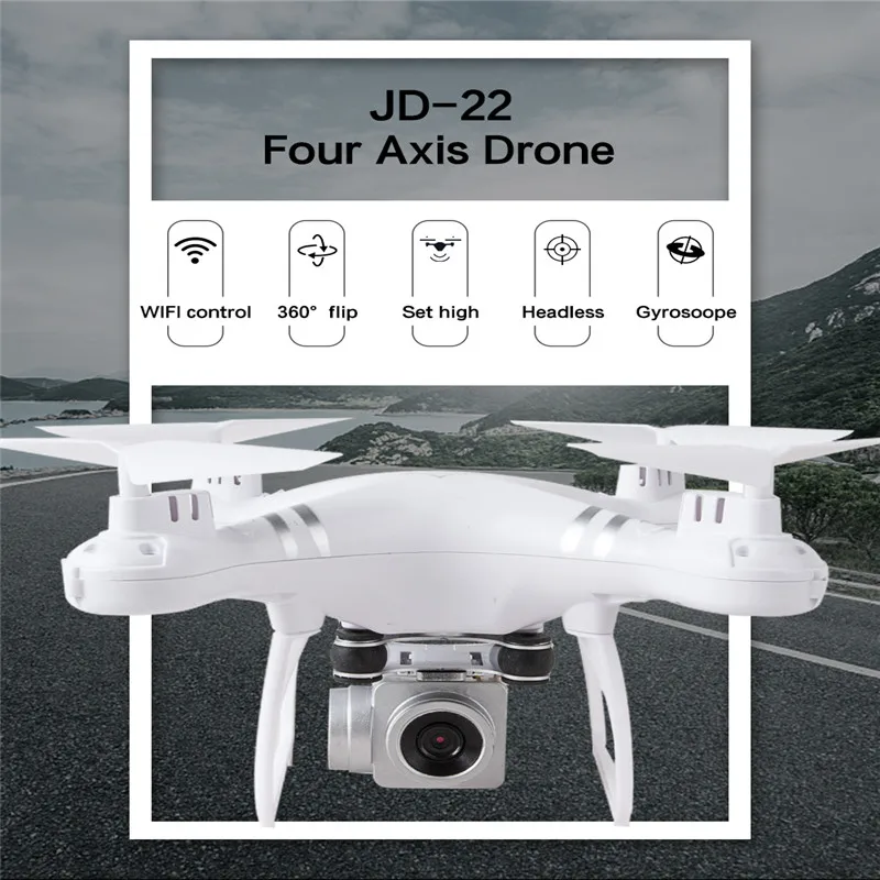 JD22 RC Квадрокоптер камера Дрон 360 рулон HD 1080P wifi FPV селфи Дрон Профессиональный складной мини Дрон Широкий Ангел вертолет