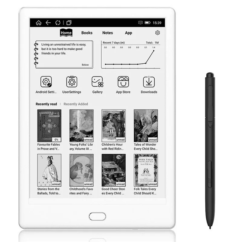 Likebook Muses E Reader электронная книга ридер 7 8 дюймов Octa core 2 ГБ 32 Dual Touch Ereader Android 6 0 Bluetooth