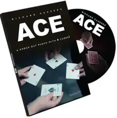

ACE (Cards And DVD) By Richard Sanders Close Up Magic Tricks,Illusion Props,Apprentice Illusion Magician,Magic Accessories
