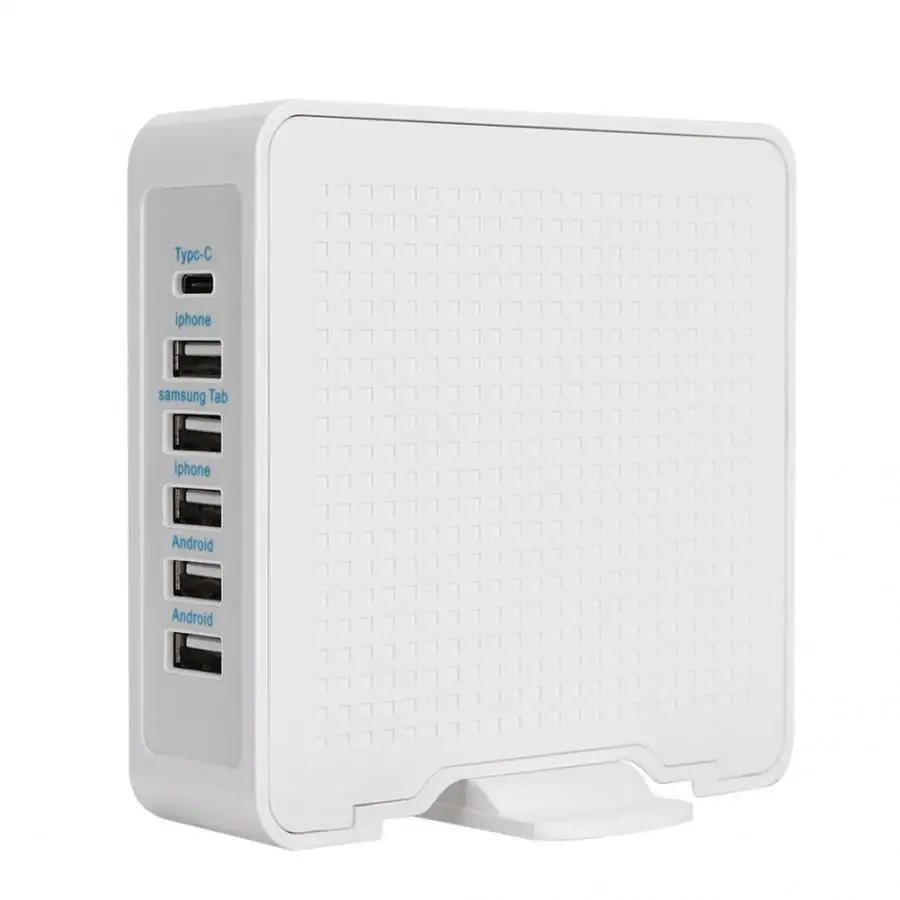 6-Port USB Socket Hub Adapter Charger Charging Dock Station Fast 2019 | Электроника
