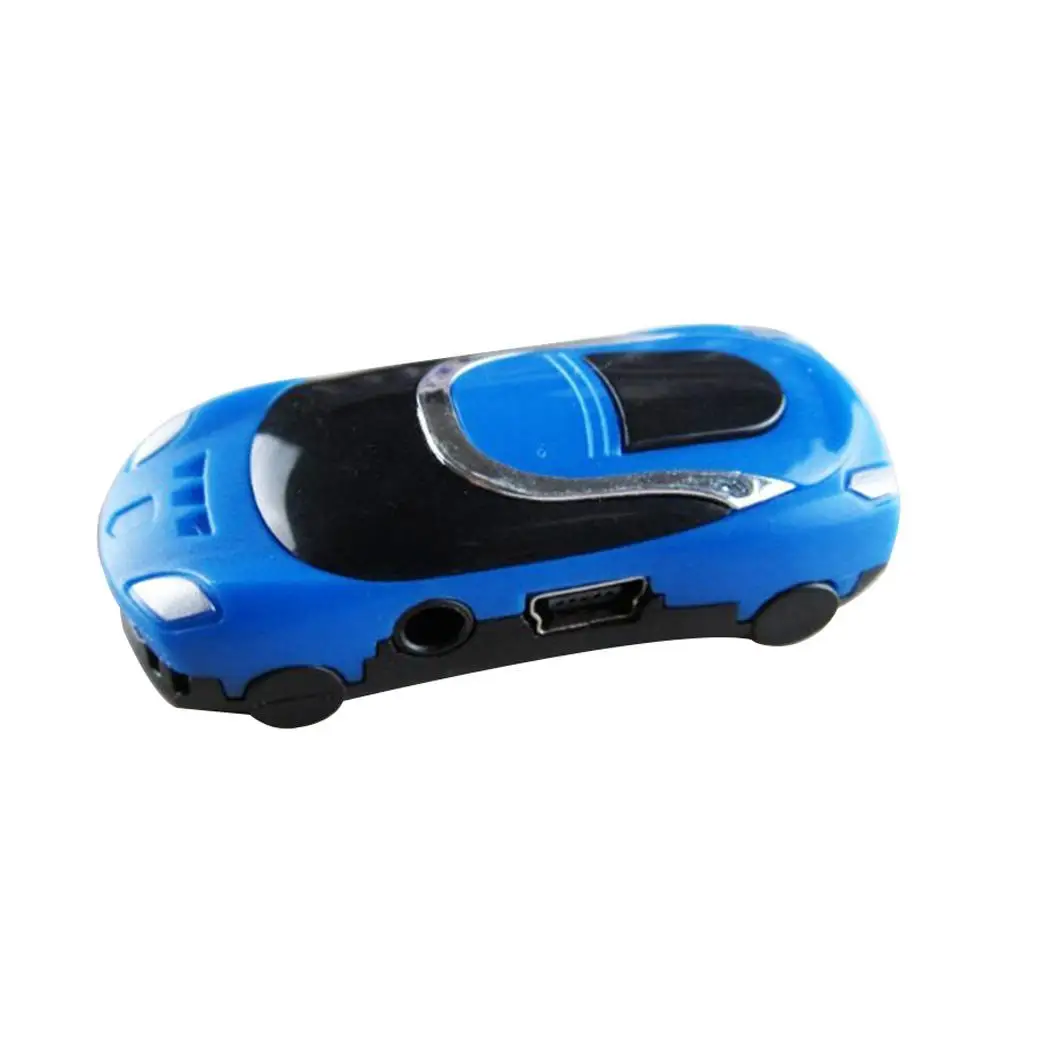 

Portable Mini Car Shape Support Micro Caual SD TF Card Lithium Battery MP3 110 mAh Player With 4 hours Cable