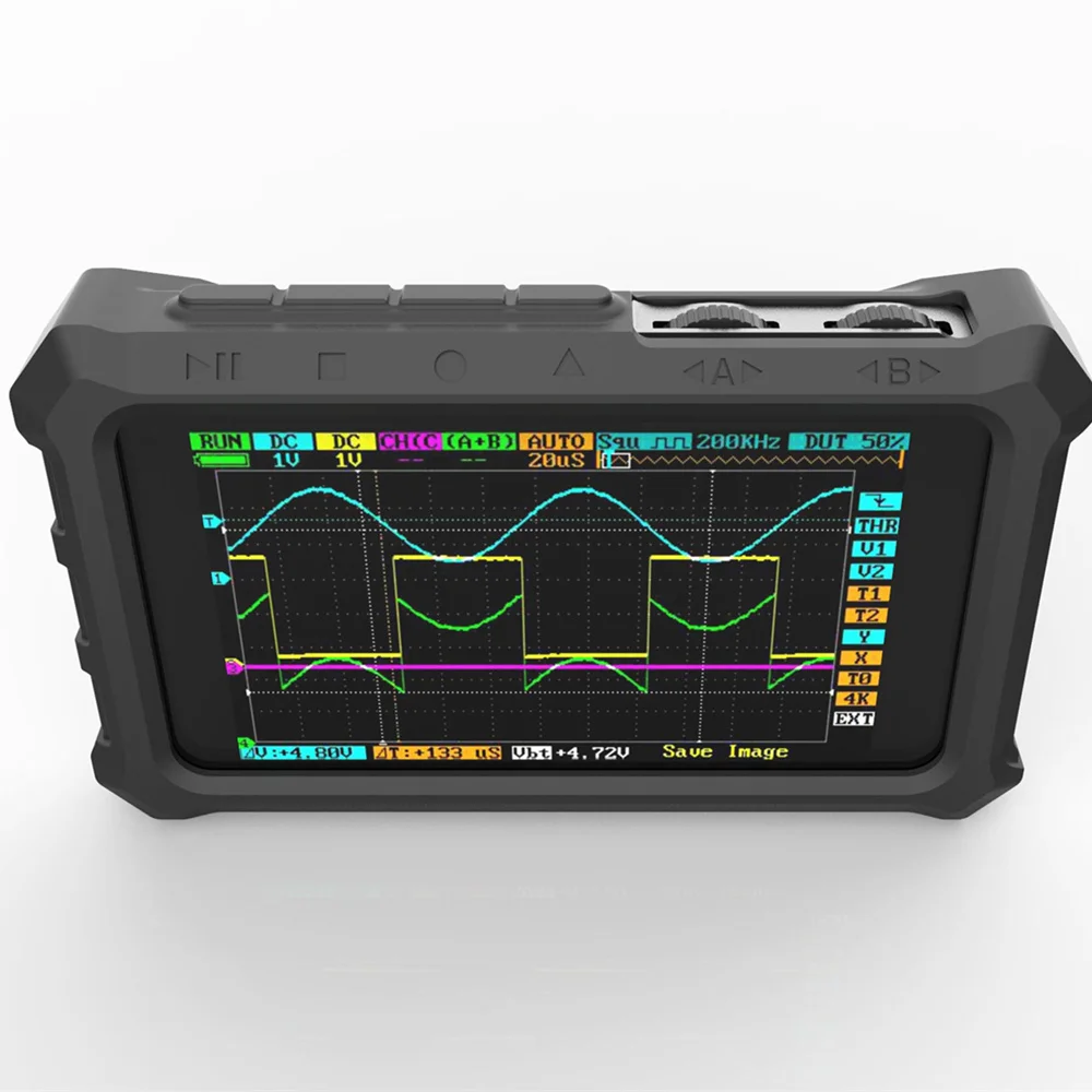 Защитный силиконовый чехол, силиконовый чехол для DS213 DS203, Мини карманный размер, ЖК-дисплей, цифровой портативный осциллограф, силиконовый чехол