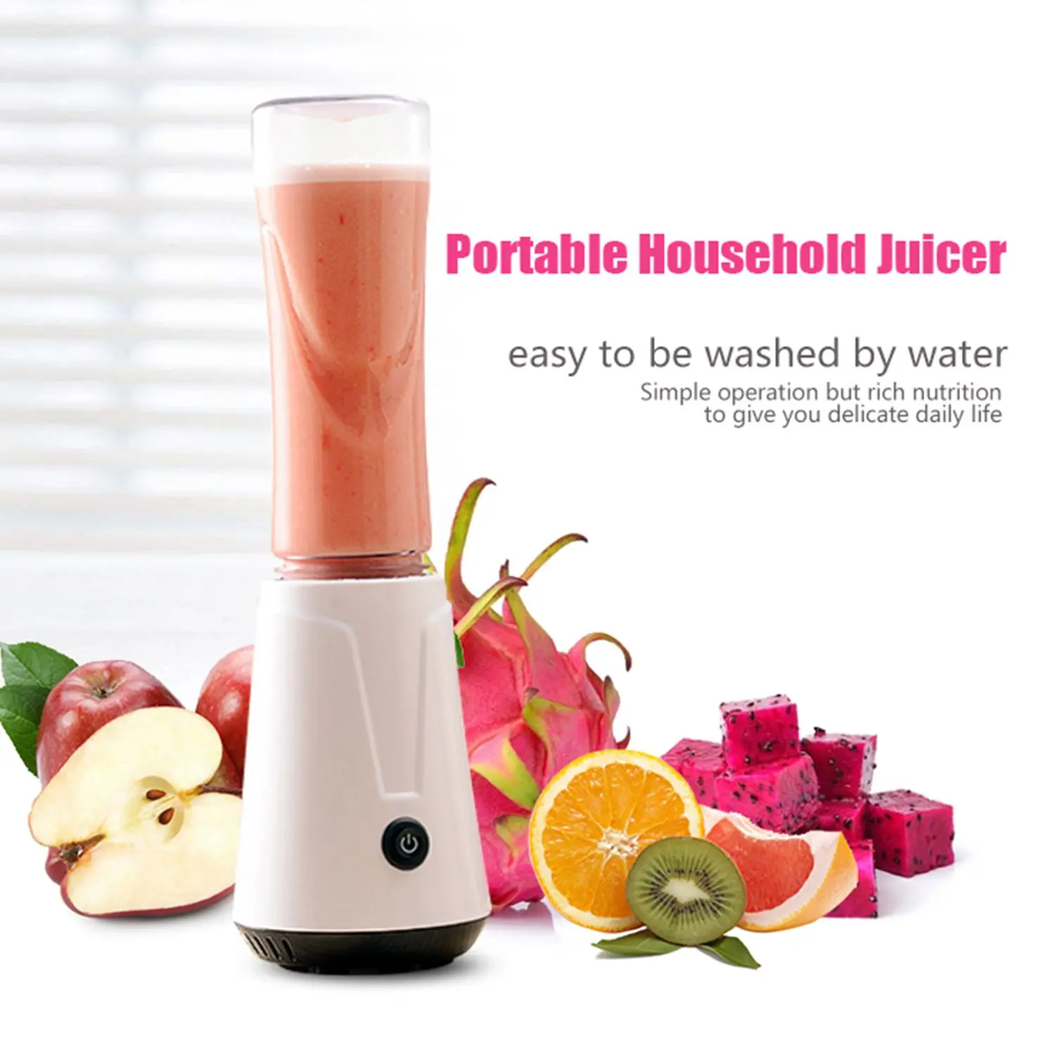 

Portable Electric Juicer Blender Fruit Baby Food Milkshake Mixer Meat Grinder Multifunction Juice Maker Machine